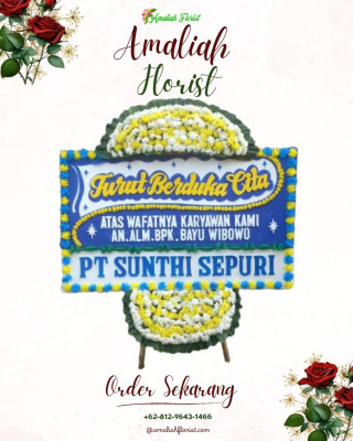Papan Bunga Duka di Karangnunggal