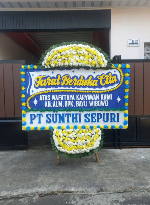 Papan Bunga Duka di Karangnunggal