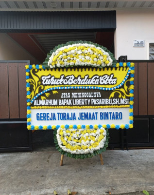 Papan Bunga Duka di Karangnunggal