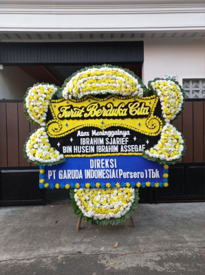 Papan Bunga Duka di Karangnunggal