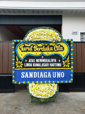 Papan Bunga Duka di Karangnunggal